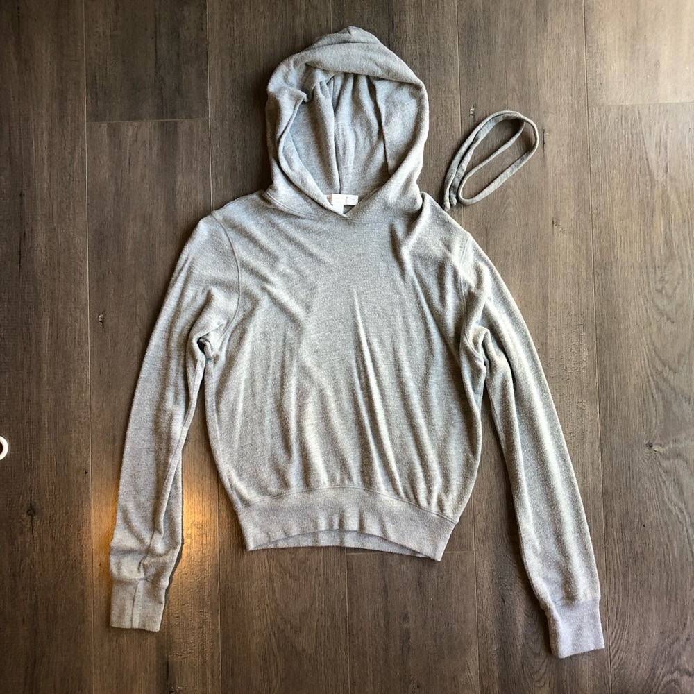 Gray Spiritual Gangster luxe hacci hoodie size medium.